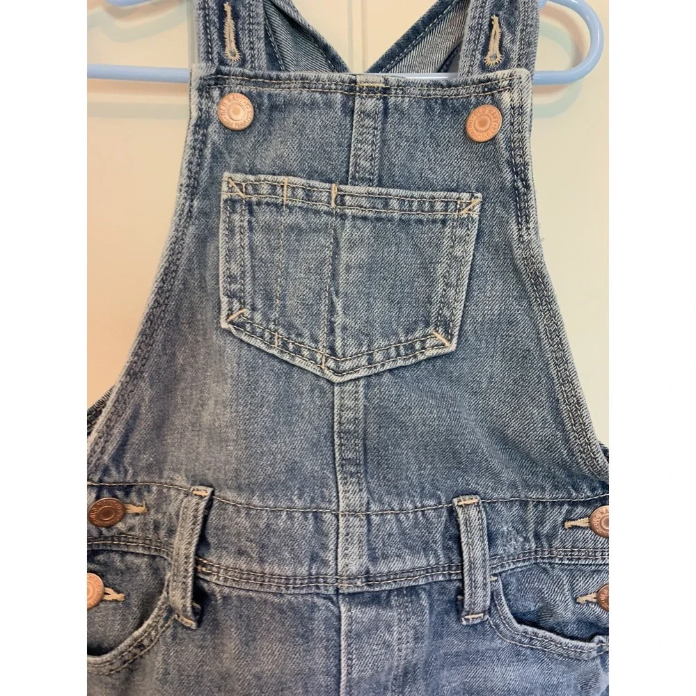 Old Navy Overall Denim Dress Girl‎ Size XS 5